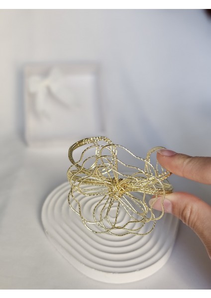 Pazu Bilekliği Ayarlanabilir Yazlık Denizde Kumsalda Takı Armcuff Bilezik