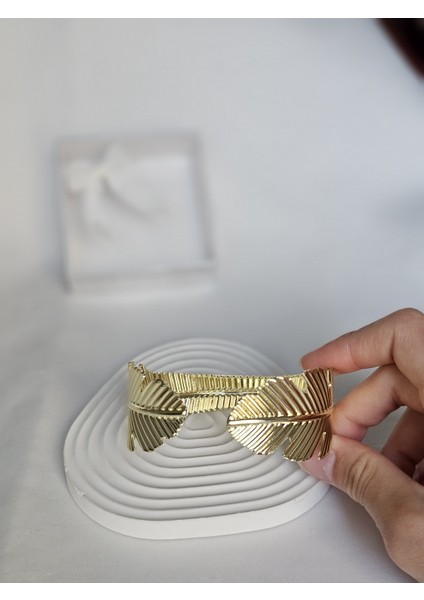 Pazu Bilekliği Ayarlanabilir Yazlık Denizde Kumsalda Takı Armcuff Bilezik