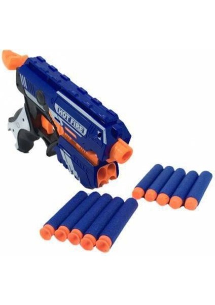 Nişancı Sünger Mermili 20M Menzilli Nerf Silahı Oyuncak Tabanca 20CM Yumuşak Mermili Nörf Silahı 1 Adet modelleri