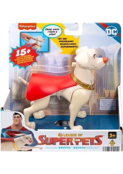 Elite League Of Super Pets Sesli Figürler HJF28 - Krypto 1 Adet