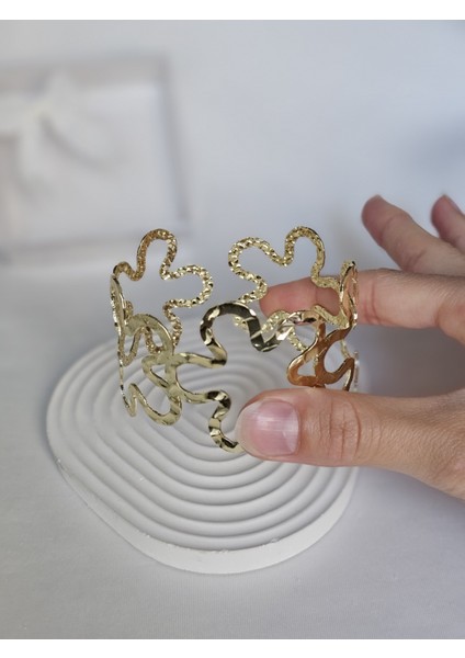 Pazu Bilekliği Ayarlanabilir Yazlık Denizde Kumsalda Takı Armcuff Bilezik