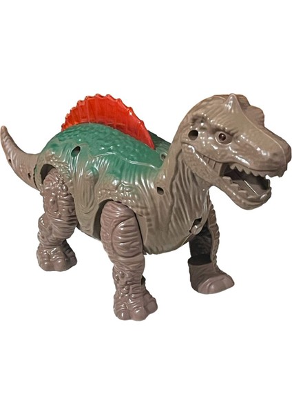 Elite Oyuncak Pilli Dinazor Trex Işıklı Sesli Yürüyen 23 cm Dinazor 1 Adet