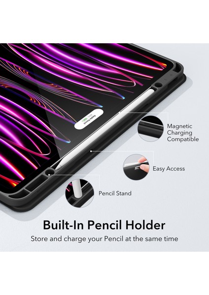 iPad Pro 12.9 Inç 6. (2022) ve 5. (2021) Nesil Rebound Kılıf