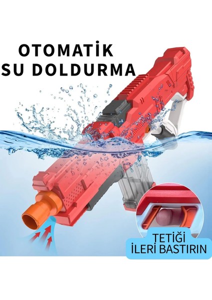 Elite Oyuncak Şarjlı Tam Otomatik 600 ml Su Kapasiteli 10-12M Atış Menzilli Büyük Su Tabancası 1 Adet fiyatları