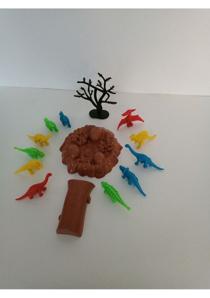 Elite Oyuncak Dinazor Hayvanları Seti 14 Parça Küçük Boy - Dinozor Dünyası Oyuncak Seti 14 Parça Kartelada 1 Adet