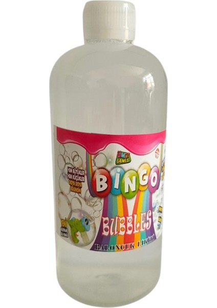 Elite 8 Adet Köpük Baloncuk Likiti Yedek Baloncuk Solüsyon 500 ml Tabanca Köpük + 1 Adet Mini Köpük Oyunu 1 Adet