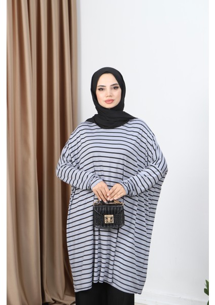 Çizgili Penye Tunik modelleri