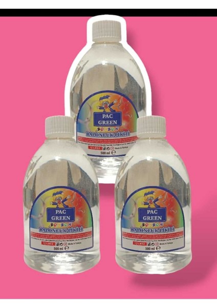 Elite Baloncuk Sıvısı Köpük Likidi Köpük Tabancası Baloncuk Likiti 500 ml - 3 Adet 1 Adet
