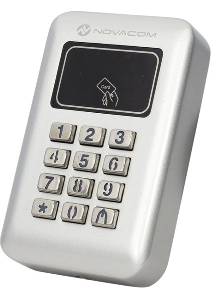 Novacom NC-MS03WP Metal Şifrematik Okuyucu Su Geçirmez (Pin+Prox) (4887)