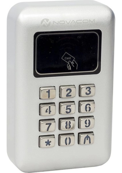 Novacom NC-MS03WP Metal Şifrematik Okuyucu Su Geçirmez (Pin+Prox) (4887)