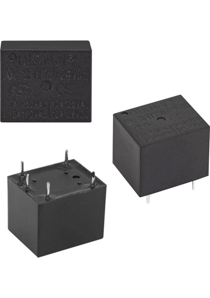 24V Role Tek Kontak 5 Bacak 10 Amper (4887)