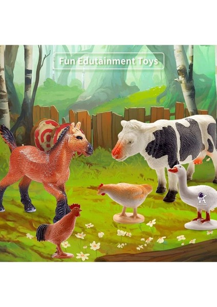 Elite Animal Planet Çiftlik Hayvanları Figürleri 10'lu Set 1 Adet