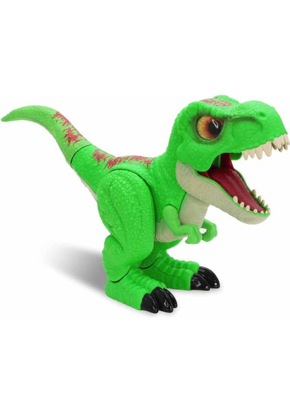 Elite Dino Sesli ve Hareketli T Rex Jr Dinozor Yeşil 1 Adet