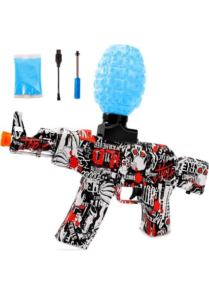 Elite Oyuncak Silah M416 Elektrikli Blaster Oyuncak Jel Tabancası Seri Atım 1 Paket Mermi 1 Adet fiyatları