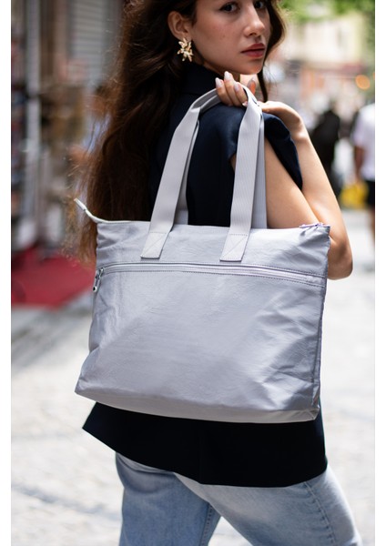 Kadın 6 Gözlü Kullanışlı Suya Dayanıklı Paraşüt Kumaş Büyük Boy El ve Omuz Çantası fiyatları