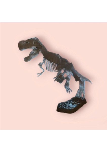 Elite Fosforlu Parıldayan Glow T-Rex 3 Boyutlu Dinozor Iskelet Maket Model Oyuncak 1 Adet fiyatları