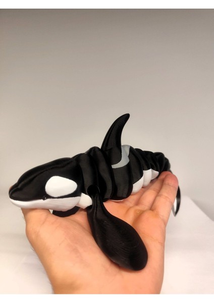 Elite Orca Balina Hareketli Oyuncak –3d Baskı – Büyük Versiyon (26 Cm) 1 Adet