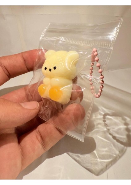 Elite Anahtarlık Çanta Süsü Squishy Yumuşak Hayvan Figürlü Sukuşi 1 Adet