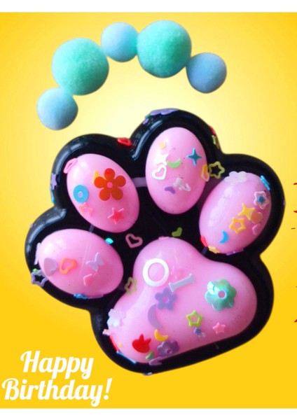 Elite Fufu Squishy Kedi Patisi Yıldız Boncuk Ikirenkli Sukuşi Oyuncak Pati Esnek Uzayan Skuşi Pink 1 Adet