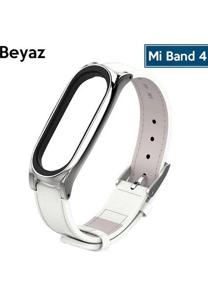 Mijobs Xiaomi Mi Band 5-4 Pu Deri Kayış KORDON-(5775) - FKU1668-4642