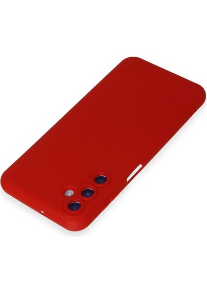 Samsung Galaxy M34 5g Kılıf Nano Içi Kadife Silikon - Kırmızı modelleri