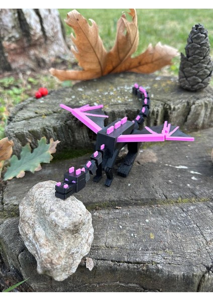 Elite Minecraft Ender Dragon Hareketli Aksiyon Figür Ejderha 20 cm 1 Adet