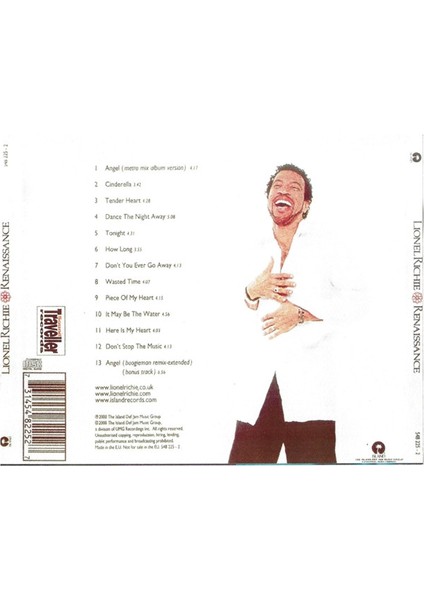 Dikkat CD Lionel Richie – Renaissance fiyatları