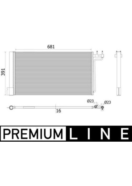Mahle AC941000P -Knecht-Behr AC941000P Klima Radyatörü Kondanser Focus Iıı 1.6tı 16V 11 C Magrand C Ma1.6tı 16V 1 Benzinli F1F119710CB