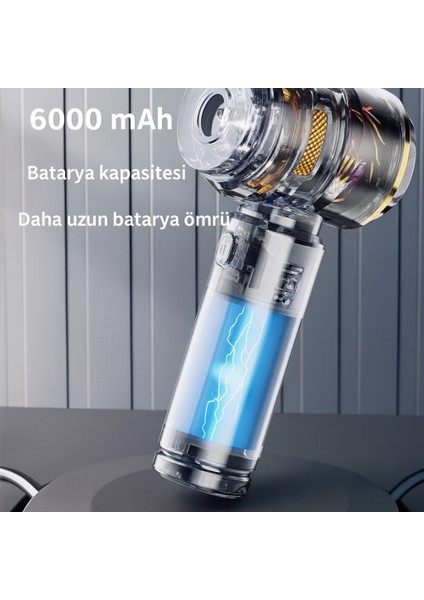 15000PA 3 Kademeli Şarjlı Güçlü Vakumlu Oto Süpürgesi Elektrik Süpürgesi fırsatları