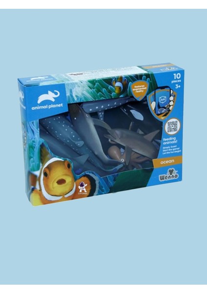 Elite Animal Planet Okyanus ve Dinazor Jurassic World Hayvanları Figürleri 20 Parça Set 1 Adet