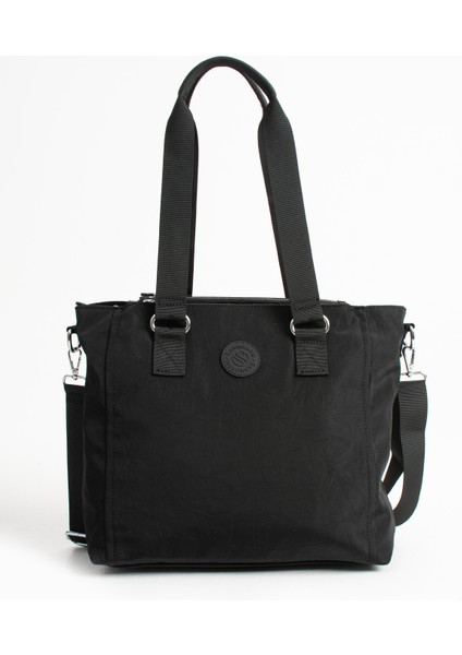 Kadın 4 Gözlü Suya Dayanıklı Paraşüt Kumaş Ayarlanabilir Çapraz Askılı El ve Omuz Çantası