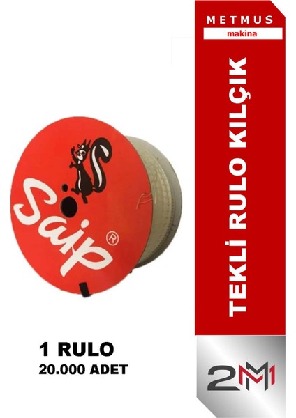 Saip Rulo Kılçık 20,000 Adet (1rulo)