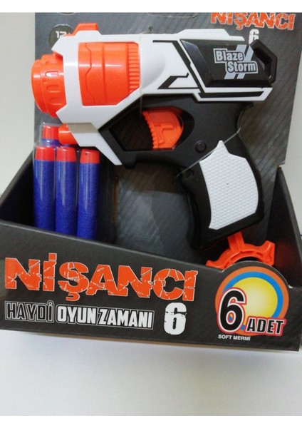 Elite Oyuncak Nişancı 6 Dart Fırlatıcı 1 Adet