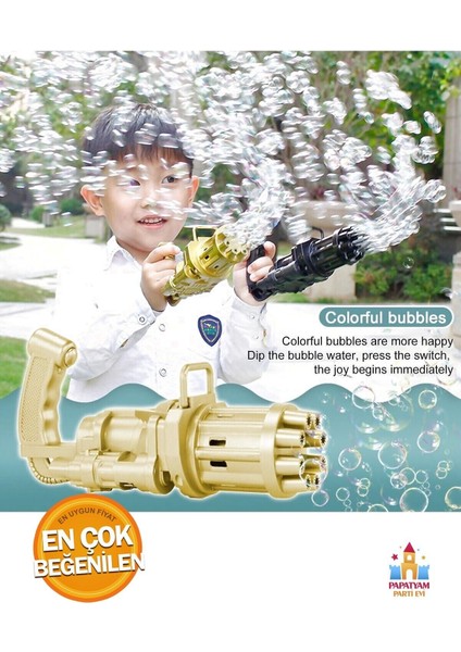 Elite Pilli Oyuncak Köpük Baloncuk Makinesi Tabancası - Eğlenceli Baloncuklar Için Harika Çözüm! 1 Adet