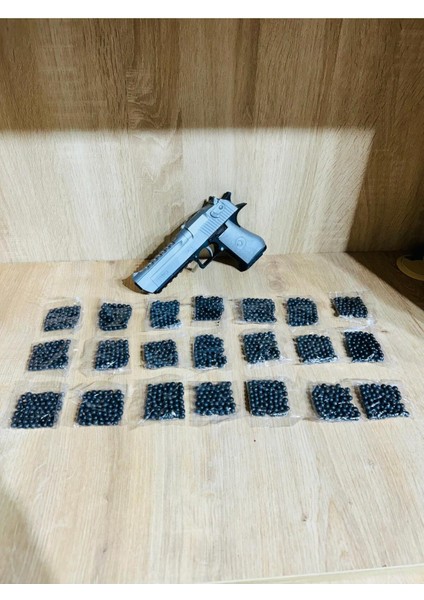 Elite Boncuklu 20X11 cm Boncuk Atan Silah + 21 Paket Boncuk 1 Adet