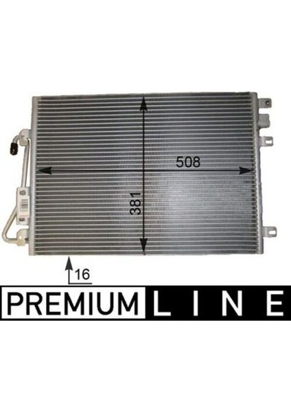 Mahle AC802000P -Knecht-Behr AC802000P A C-Kondansatör Dacia Sandero 0