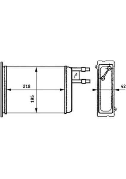 Mahle AH147000S -Knecht-Behr AH147000S Kalorifer Radyatörür Citroen Jumper Fiat Ducat 6448.F9 6448.F9
