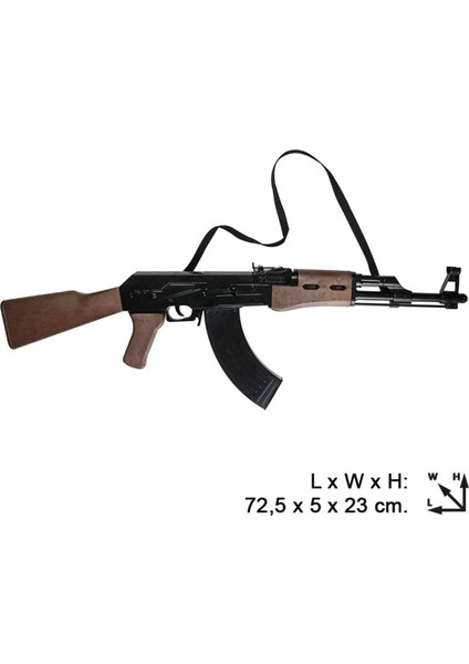Elite Metal Ak-47 Kalaşnikof Kapsül Patlatan Saldırı Tüfeği Silah Seti 1 Adet