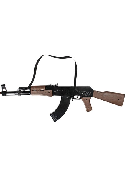Elite Metal Ak-47 Kalaşnikof Kapsül Patlatan Saldırı Tüfeği Silah Seti 1 Adet