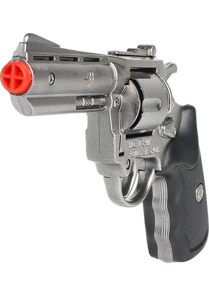 Elite Metal Polis Tabancası Kapsül Patlatan Revolver Magnum Silah Seti 1 Adet