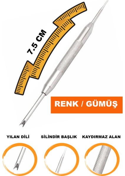 Saat Kayışı Kordon Sökme Kısaltma Çatal Pim Çıkarma Yılan Dili