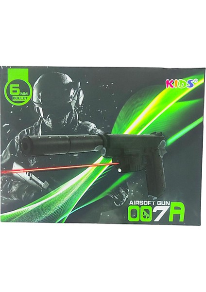 Elite Kutulu Lazerli Susturuculu Oyuncak Mermi Atan Türk Bayraklı Tabanca Büyük Boy 36 Cm. 1 Adet fiyatları
