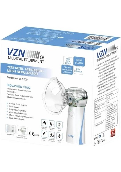 Yeni Nesil Taşınabilir Mesh Nebulizatör