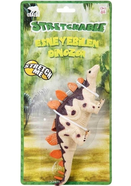 Elite Stegosaurus Streç Uzayan Oyuncak Dinozor Figürü 1 Adet