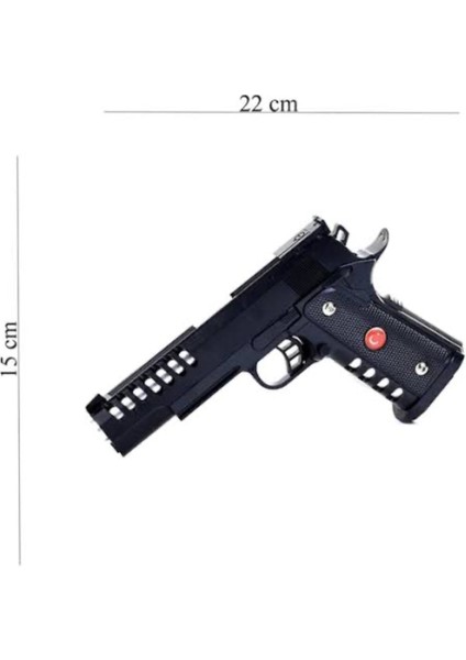 Elite Oyuncak Bayraklı Tabanca 5 Paket Boncuk Hediyeli 1 Adet