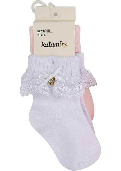 Katamino Amy 2'li Aks. Bebek Soket K44024 Asorti