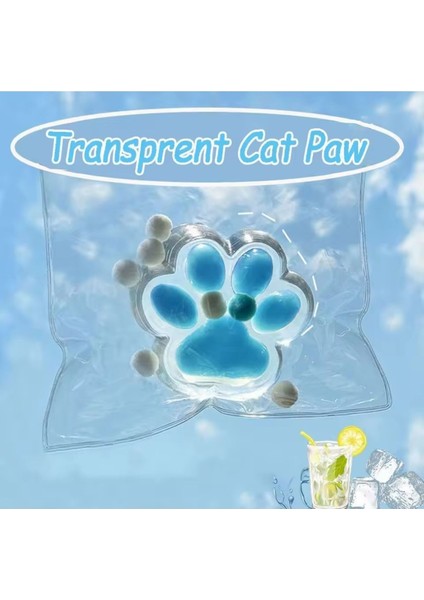 Elite Kedi Patisi Squishy Şeffaf Sukuşi Taba Skuşi Stress Oyuncağı 1 Adet