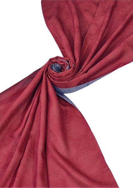 Leila Çift Taraflı Jakarlı Desenli Ipeksi Şal – 75X190 cm fiyatları