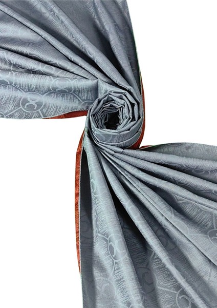 Leila Çift Taraflı Jakarlı Desenli Ipeksi Şal – 75X190 cm fırsatları