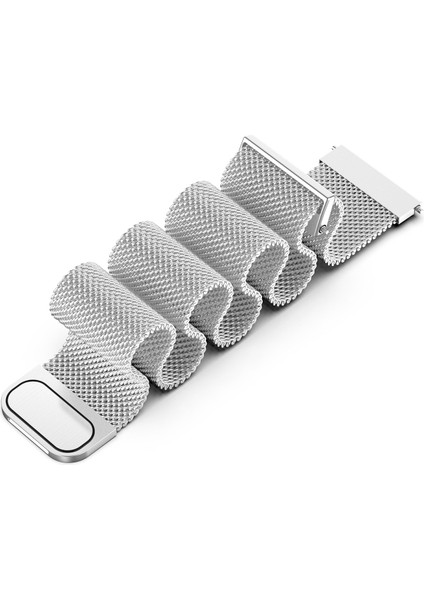 Xiaomi Redmi Watch 5 Active / Watch 5 Lite Uyumlu Milano Metal Hasır Mıknatıslı Kordon Paslanmaz Çelik